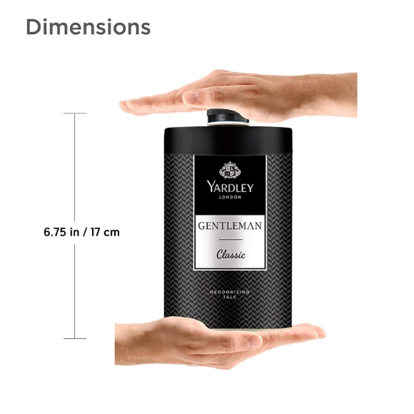 Yardley London Gentleman Classic Deodorizing Talc 100g